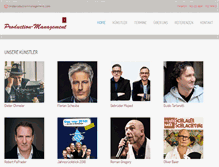 Tablet Screenshot of productionmanagement.com